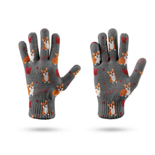 Load image into Gallery viewer, Yes I Love Corgi Touch Screen Gloves - 4 Colors-Accessories-Accessories, Corgi, Dog Dad Gifts, Dog Mom Gifts, Gloves-10
