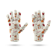 Load image into Gallery viewer, Yes I Love Corgi Touch Screen Gloves - 4 Colors-Accessories-Accessories, Corgi, Dog Dad Gifts, Dog Mom Gifts, Gloves-8