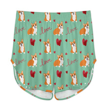 Load image into Gallery viewer, Yes I Love Corgi Women's Cami and Shorts Pajama Set-21