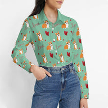 Load image into Gallery viewer, Yes I Love Corgi Women's Shirt-11