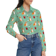 Load image into Gallery viewer, Yes I Love Corgi Women's Shirt-12