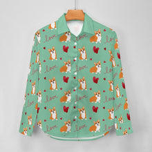 Load image into Gallery viewer, Yes I Love Corgi Women's Shirt-13