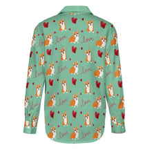 Load image into Gallery viewer, Yes I Love Corgi Women's Shirt-14