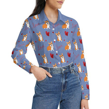 Load image into Gallery viewer, Yes I Love Corgi Women's Shirt-15