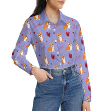 Load image into Gallery viewer, Yes I Love Corgi Women's Shirt-16