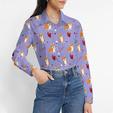 Load image into Gallery viewer, Yes I Love Corgi Women's Shirt-18