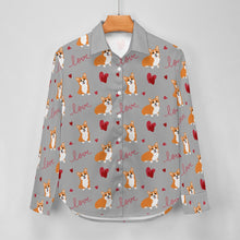 Load image into Gallery viewer, Yes I Love Corgi Women's Shirt-23