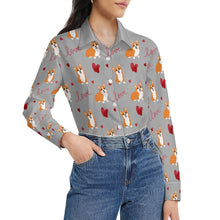 Load image into Gallery viewer, Yes I Love Corgi Women's Shirt-26