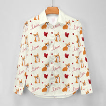 Load image into Gallery viewer, Yes I Love Corgi Women's Shirt-33