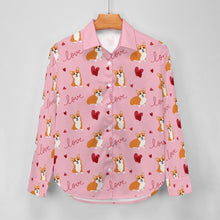 Load image into Gallery viewer, Yes I Love Corgi Women's Shirt-7