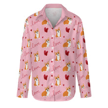Load image into Gallery viewer, Yes I Love Corgi Women's Shirt-S-Pink-1