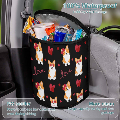 Yes I Love Corgis Multipurpose Car Storage Bag - 4 Colors-Car Accessories-Bags, Car Accessories, Corgi-Black-1
