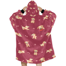 Load image into Gallery viewer, Yes I Love Labradors Blanket Hoodie for Women-Apparel-Apparel, Blankets-4