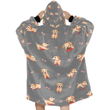 Load image into Gallery viewer, Yes I Love Labradors Blanket Hoodie for Women-Apparel-Apparel, Blankets-14
