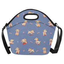 Load image into Gallery viewer, Yes I Love Labradors Neoprene Lunch Bag-CornflowerBlue-ONESIZE-1