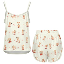 Load image into Gallery viewer, Yes I Love Labradors Women's Cami and Shorts Pajama Set-24