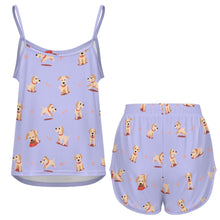 Load image into Gallery viewer, Yes I Love Labradors Women's Cami and Shorts Pajama Set-8