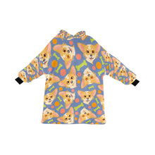 Load image into Gallery viewer, Yes I Love My Long Haired Fawn Chihuahua Blanket Hoodie for Women-Apparel-Apparel, Blankets-CornflowerBlue-ONE SIZE-5