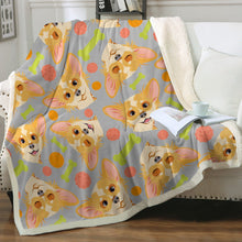 Load image into Gallery viewer, Yes I Love My Long Haired Fawn Chihuahua Soft Warm Fleece Blanket - 4 Colors-Blanket-Blankets, Chihuahua, Home Decor-16