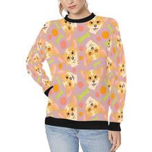 Load image into Gallery viewer, Yes I Love My Long Haired Fawn Chihuahua Women&#39;s Sweatshirt-Apparel-Apparel, Chihuahua, Sweatshirt-LightPink-XS-13