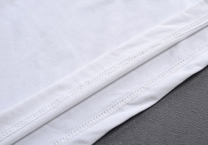 Image of the fabric of Yoga Beagle Womens T Shirts