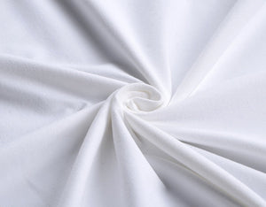 Close image of the fabric of Yoga Beagle Womens T Shirts