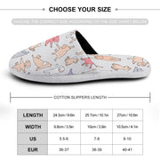 Yoga Labradors Love Women's Cotton Mop Slippers-Footwear-Accessories, Black Labrador, Chocolate Labrador, Dog Mom Gifts, Labrador, Slippers-36-37_（5.5-6）-WhiteSmoke-1