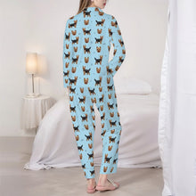 Load image into Gallery viewer, Yorkie Pajamas for Women - XL Available - Black and Tan Yorkie Love-Pajamas-Apparel,Dog Mom Gifts,Pajamas,Yorkshire Terrier-5