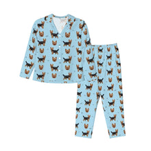 Load image into Gallery viewer, Yorkie Pajamas for Women - XL Available - Black and Tan Yorkie Love-Pajamas-Apparel,Dog Mom Gifts,Pajamas,Yorkshire Terrier-9