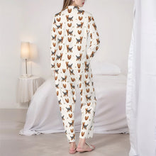 Load image into Gallery viewer, Yorkie Pajamas for Women - XL Available - Blue and Tan Yorkie Love-Pajamas-Apparel,Dog Mom Gifts,Pajamas,Yorkshire Terrier-5