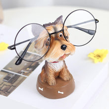 Load image into Gallery viewer, Image of a super cute Yorkie glasses holder made of resin