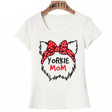 Load image into Gallery viewer, Yorkshire Terrier Mom Love Womens T Shirts-Apparel-Apparel, Dogs, T Shirt, Yorkshire Terrier, Z1-Yorkie Mom - Option 2-XXL-3