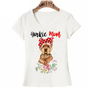 Yorkshire Terrier Mom Love Womens T ShirtsApparelYorkie Mom - Option 1XXL