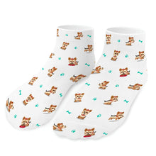 Load image into Gallery viewer, Yorkshire Terrier Socks - Ankle Length - Cutest Yorkie Love-Accessories-Accessories,Dog Dad Gifts,Socks,Yorkshire Terrier-White-One size-6