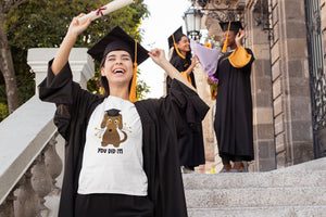 You Did It Dachshund Graduation Women's Cotton T-Shirts - 3 Colors-Apparel-Apparel, Dachshund, Shirt, T Shirt-6