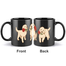 Load image into Gallery viewer, You’re My Valentine Golden Retriever Coffee Mug-Mug-Dog Dad Gifts,Dog Memorial Gifts,Dog Mom Gifts,Golden Retriever,Mugs-3
