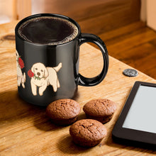 Load image into Gallery viewer, You’re My Valentine Golden Retriever Coffee Mug-Mug-Dog Dad Gifts,Dog Memorial Gifts,Dog Mom Gifts,Golden Retriever,Mugs-ONE SIZE-Black-1