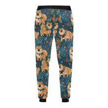 Load image into Gallery viewer, Yuletide Charm Chow Chow Christmas Unisex Sweatpants-Apparel-Apparel, Chow Chow, Christmas, Dog Dad Gifts, Dog Mom Gifts, Pajamas-5