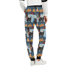 Load image into Gallery viewer, Yuletide Christmas Scottish Terrier Unisex Sweatpants-Apparel-Apparel, Christmas, Dog Dad Gifts, Dog Mom Gifts, Pajamas, Scottish Terrier-3