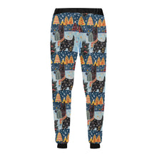 Load image into Gallery viewer, Yuletide Christmas Scottish Terrier Unisex Sweatpants-Apparel-Apparel, Christmas, Dog Dad Gifts, Dog Mom Gifts, Pajamas, Scottish Terrier-5