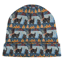 Load image into Gallery viewer, Yuletide Christmas Scottish Terrier Warm Christmas Beanie-Accessories-Accessories, Christmas, Dog Mom Gifts, Hats, Scottish Terrier-ONE SIZE-5