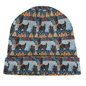 Yuletide Christmas Scottish Terrier Warm Christmas Beanie-Accessories-Accessories, Christmas, Dog Mom Gifts, Hats, Scottish Terrier-ONE SIZE-5