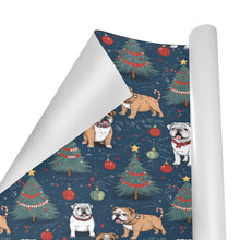Load image into Gallery viewer, Yuletide English Bulldog Bliss Christmas Gift Wrapping Paper - 2 Rolls-Christmas Ornament-Christmas,English Bulldog,Wrapping Paper-3