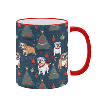 Load image into Gallery viewer, Yuletide English Bulldog Bliss Christmas Mug-4