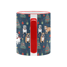 Load image into Gallery viewer, Yuletide English Bulldog Bliss Christmas Mug-6