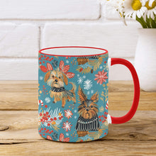 Load image into Gallery viewer, Yuletide Yorkies Christmas Coffee Mug-2
