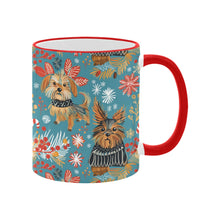 Load image into Gallery viewer, Yuletide Yorkies Christmas Coffee Mug-3