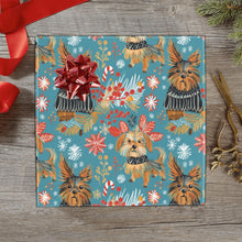 Load image into Gallery viewer, Yuletide Yorkies Christmas Gift Wrapping Paper - 2 Rolls-Christmas Ornament-Christmas,Wrapping Paper,Yorkie-3