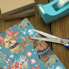 Load image into Gallery viewer, Yuletide Yorkies Christmas Gift Wrapping Paper - 2 Rolls-Christmas Ornament-Christmas,Wrapping Paper,Yorkie-4