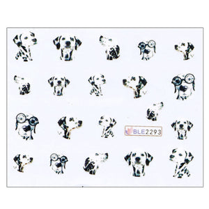 Golden Retriever Love Nail Art Stickers-Accessories-Accessories, Dogs, Golden Retriever, Nail Art-Dalmatian-7
